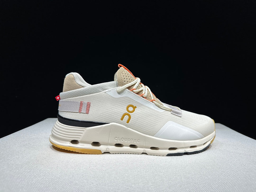 Ivory and Orange On Cloudnova 2 Sneakers - product image from the listing.