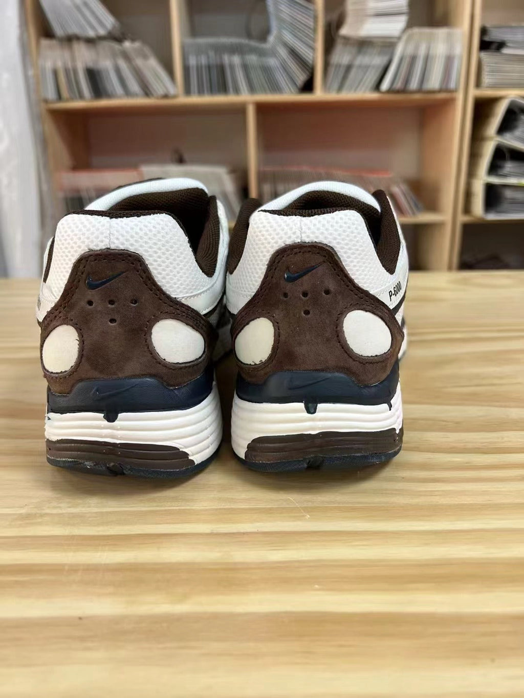 Nike P-6000 Sneakers in White Brown HV8972-001 - product image from the listing.