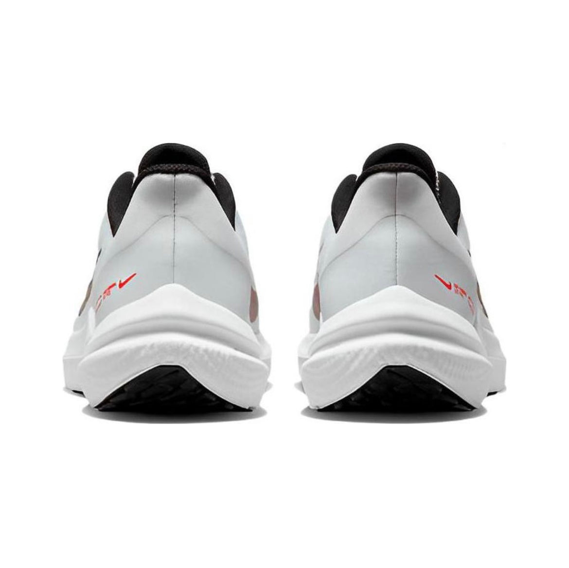 Nike Air Winflo 9 Running Shoes in White and Pink DD6203-009 - product image from the listing.