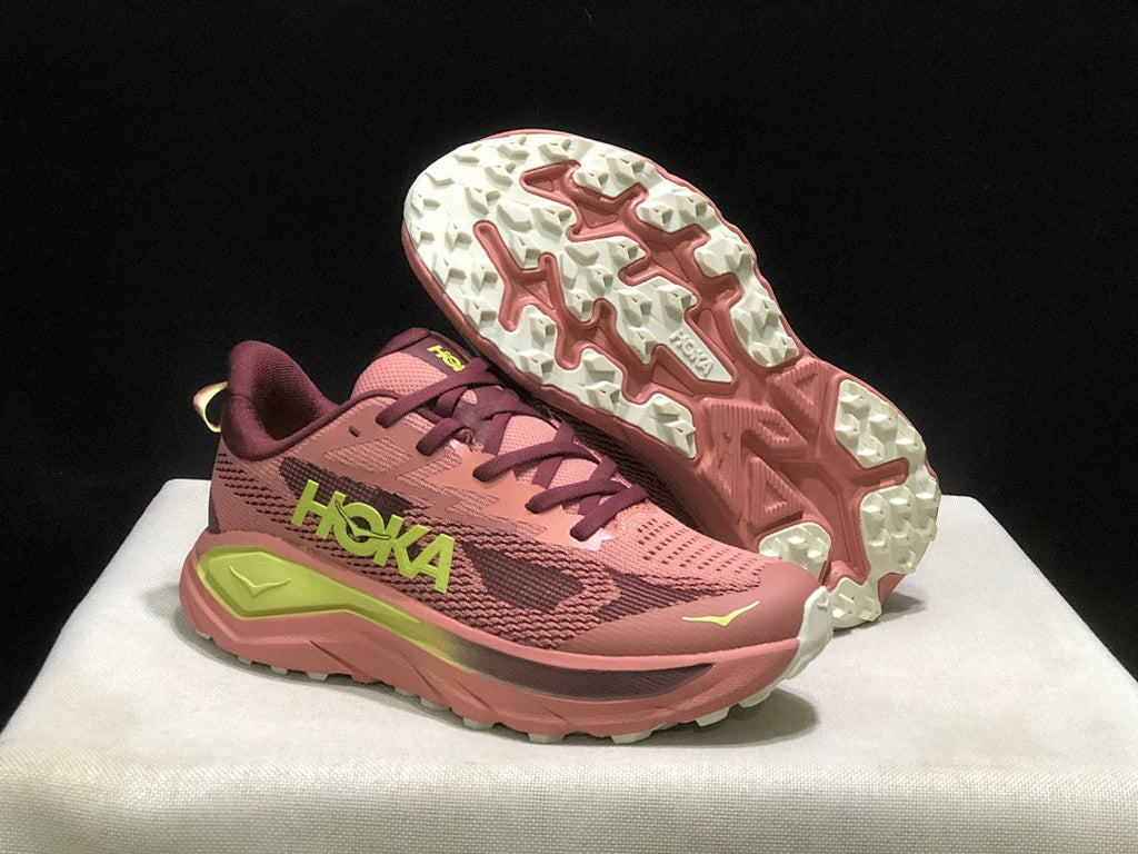 Rose Pink - HOKA Challenger 8 Trail Running Shoes - product image from the listing.