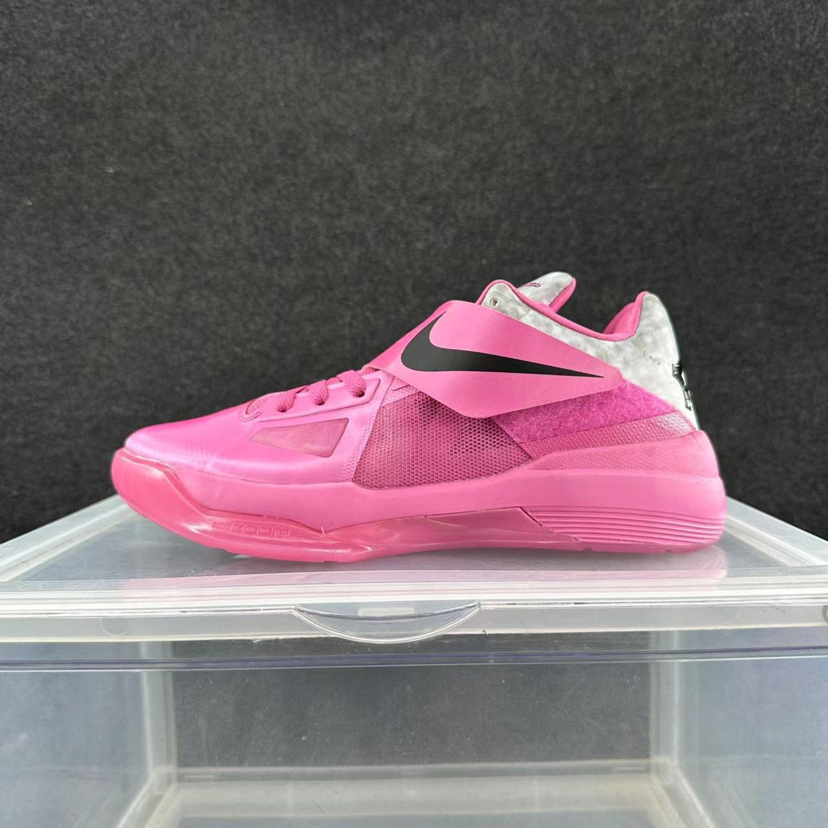 Nike Pink Basketball Trainers with Strap - product image from the listing.