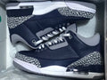 Men's Jordan 3 Midnight Blue Sneakers - product image from the listing.
