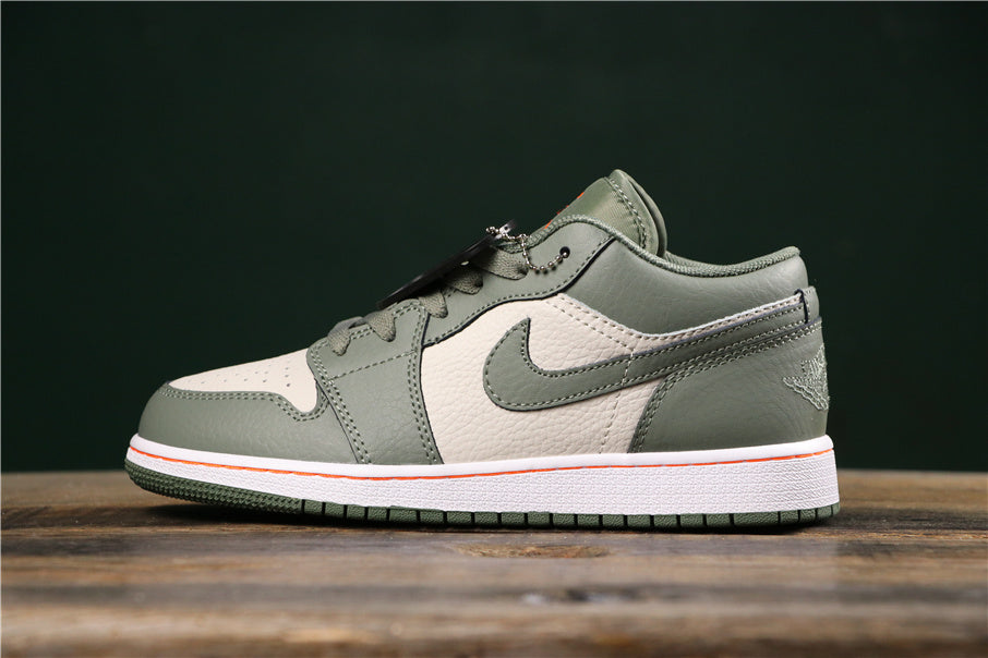 High-Top Sneakers in Sage in Green and White - product image from the listing.