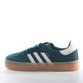 adidas Samba Vegan Teal and White Gum Sole Trainers - product image from the listing.