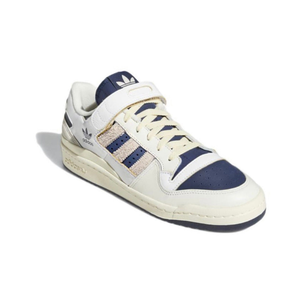 adidas Originals Forum 84 Low Sneakers in White Navy GZ6427 - product image from the listing.