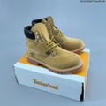 Timberland Lace-Up Ankle Boots in Wheat or in Black - product image from the listing.