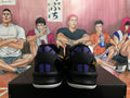 Nike Basketball Shoes in Black Yellow Purple - product image from the listing.