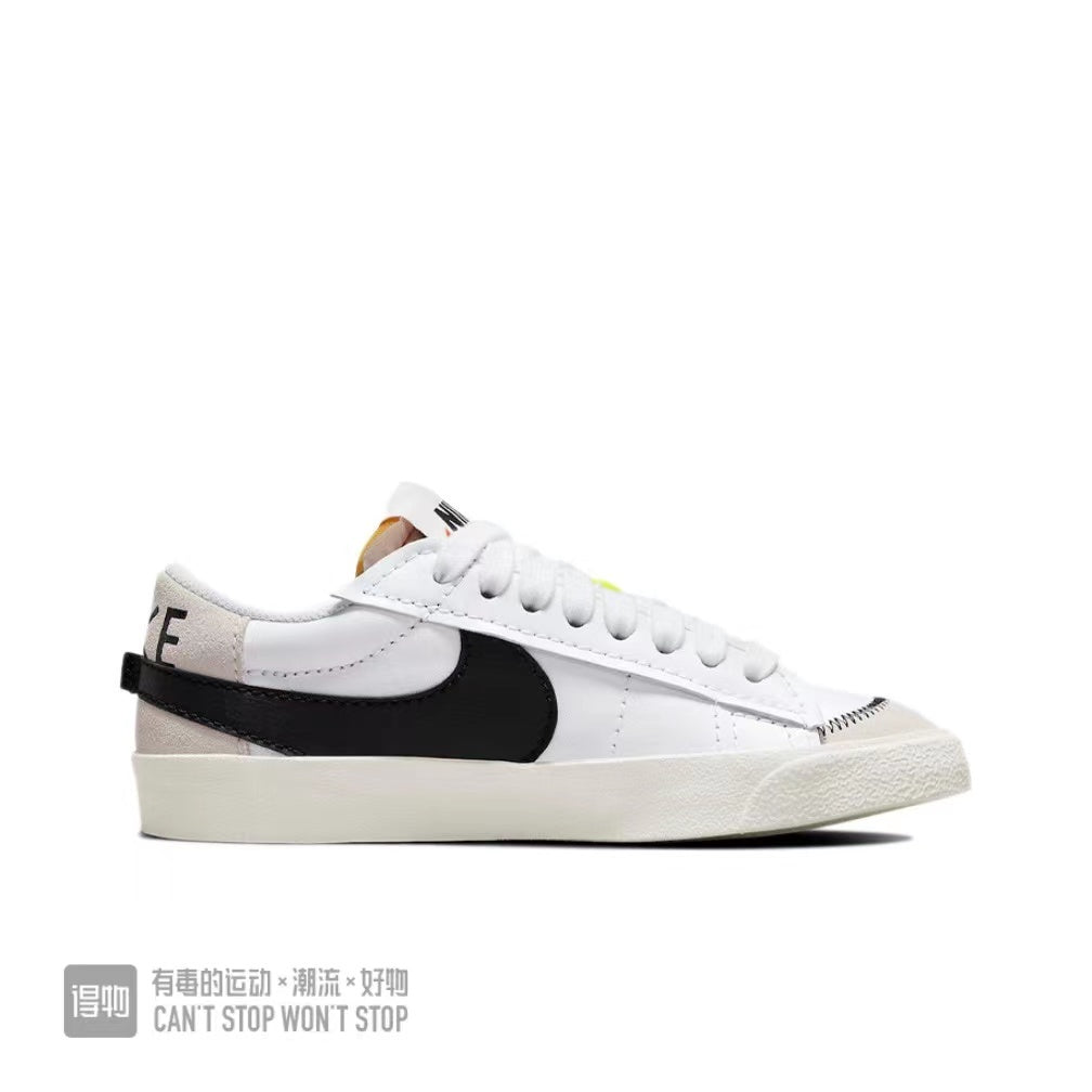 Nike Blazer Low 77 Sneakers in White Black - product image from the listing.