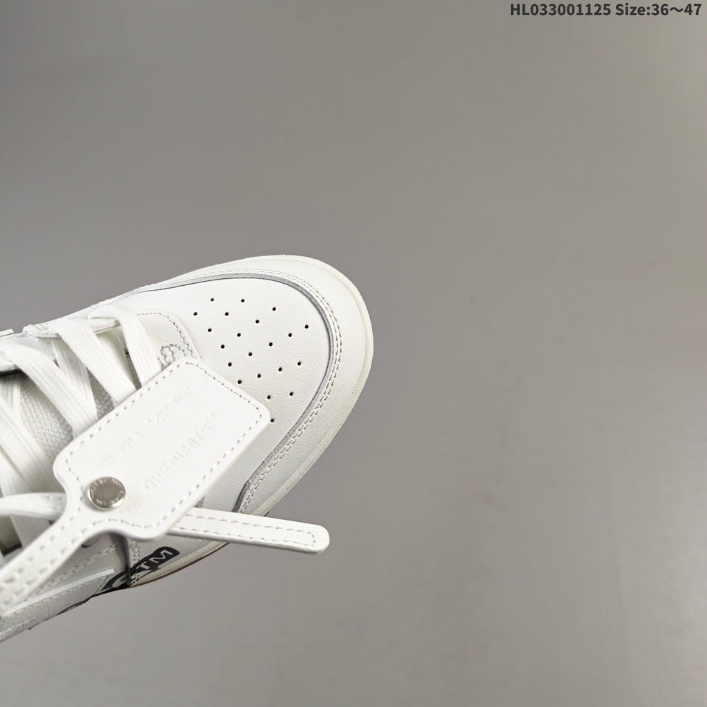 White Off-White Out Of Office Low-Top Sneakers - product image from the listing.