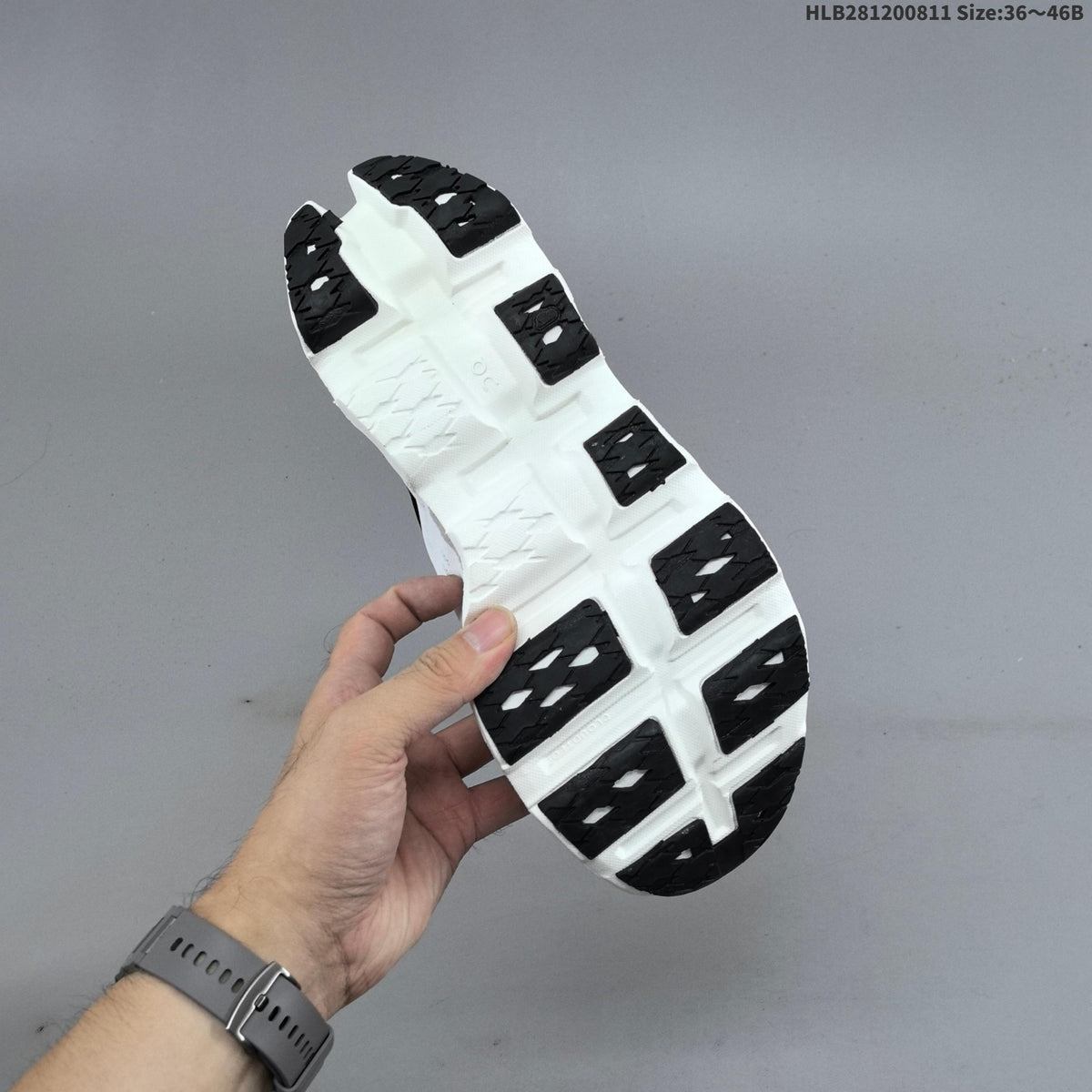 On Cloudmonster 3 Running Shoes in White Black - product image from the listing.