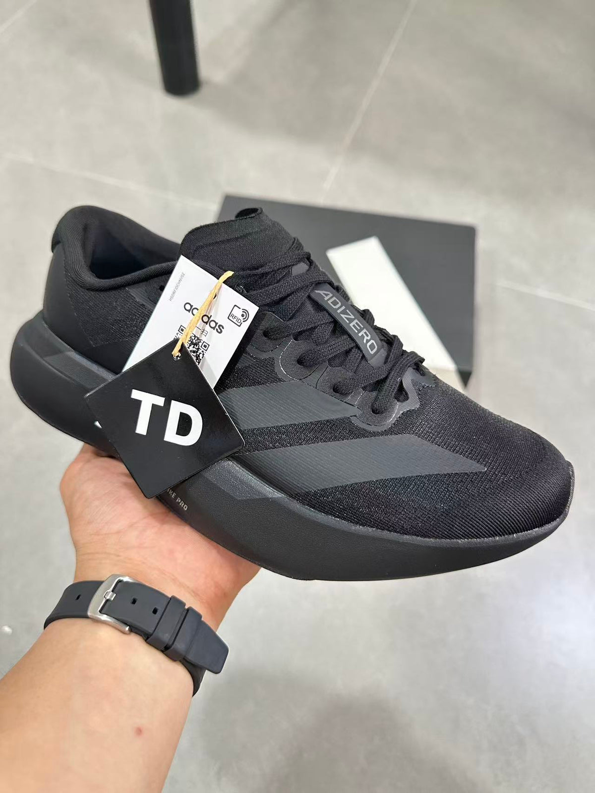 adidas Lightstrike Pro KH9858 Running Shoes in Black - product image from the listing.