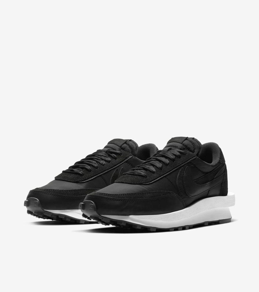 Nike x sacai LDV Waffle Black Nylon Trainers BV0073-002 - product image from the listing.