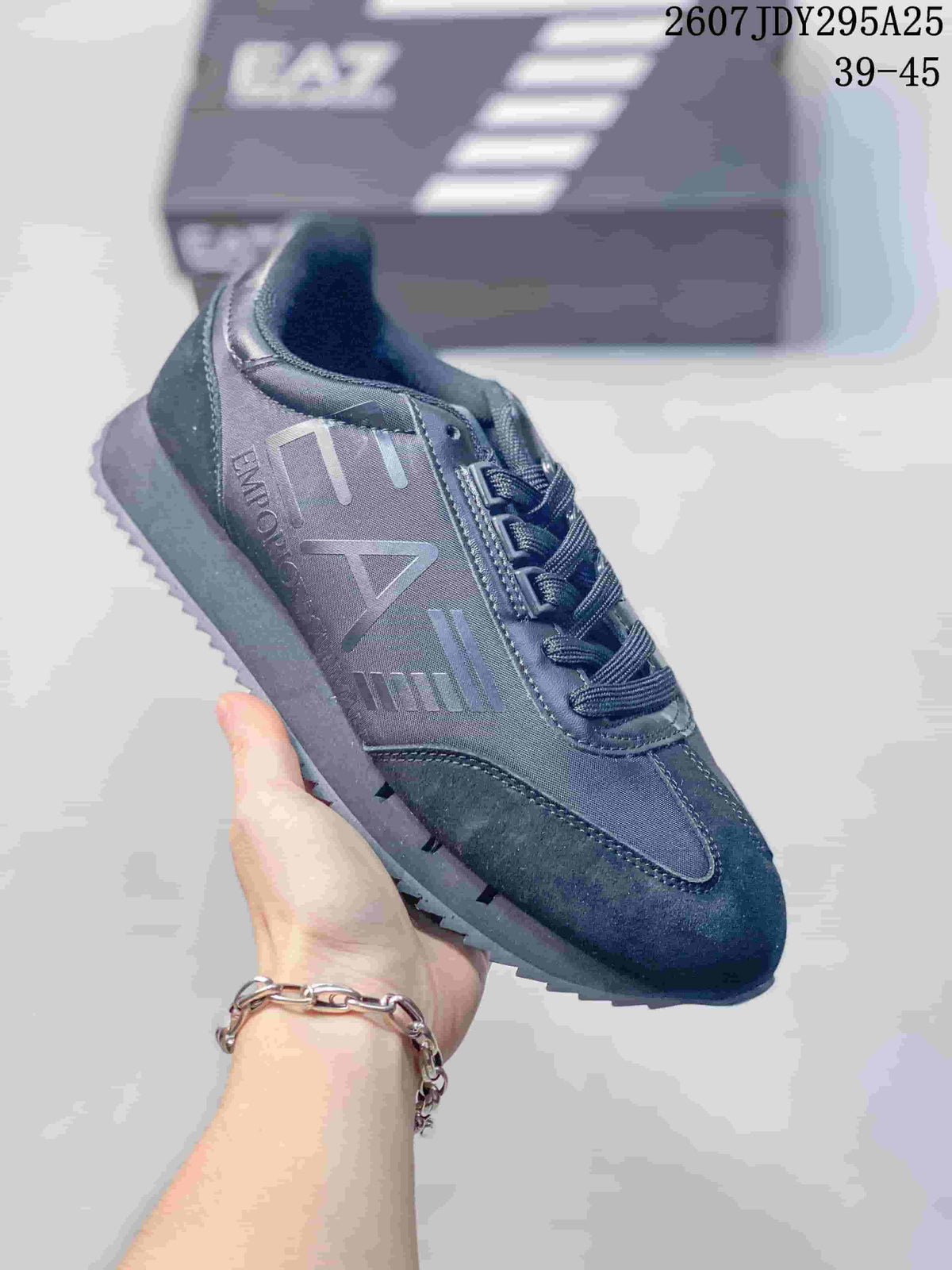 Emporio Armani EA7 Lace-Up Low-Cut Sneakers 2607JDY295A25 - product image from the listing.