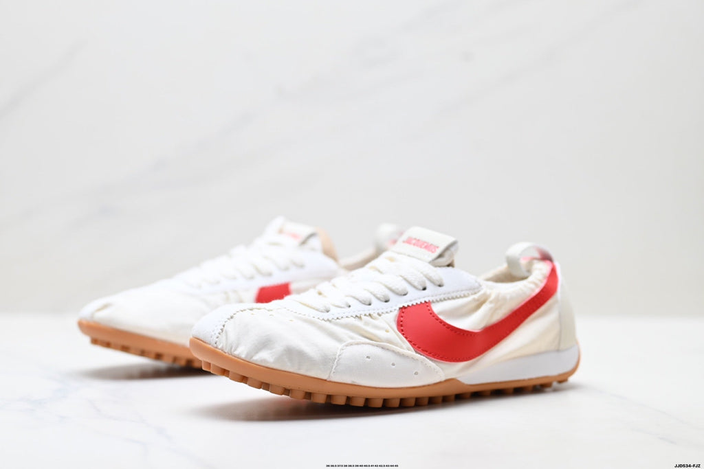 White and Red Nike x Jacquemus Low-Profile Sneakers - product image from the listing.