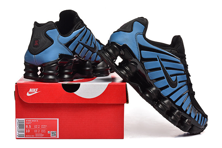 Pink and Black Nike Shox TL Sneakers - product image from the listing.