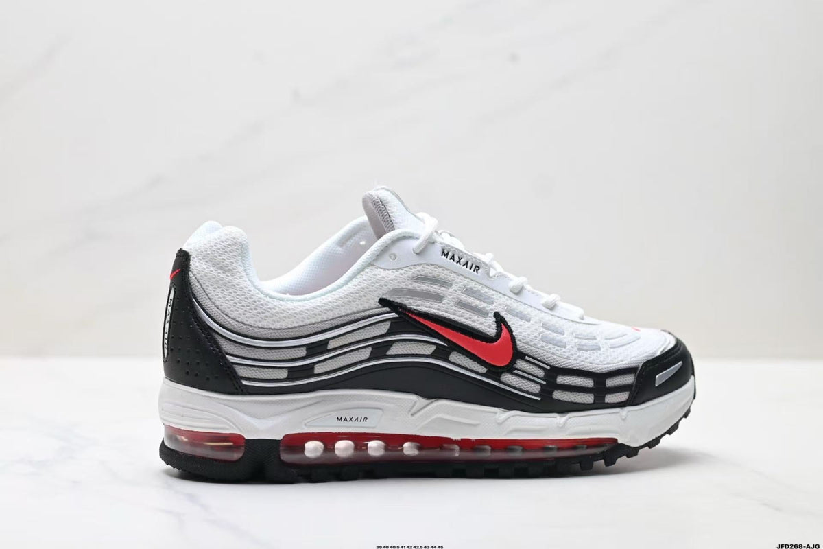 Nike Air Max 200 Sneakers in White Black Red - product image from the listing.