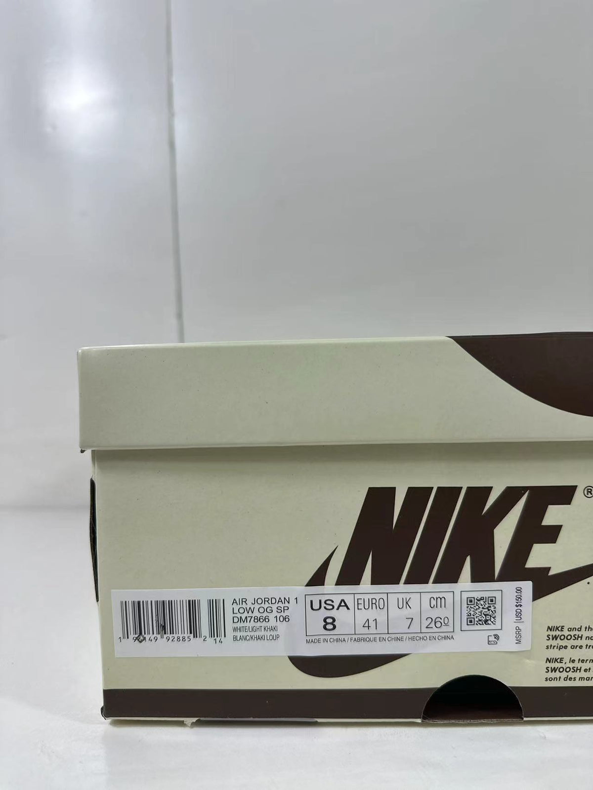 Travis Scott x Air Jordan 1 Low Reverse in Mocha Pink DM7866-106 - product image from the listing.