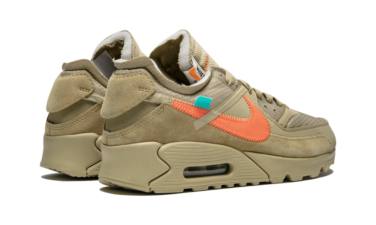 "Off-White / Desert Ore" The 10: Air Max 90 AA7293 200 - product image from the listing.