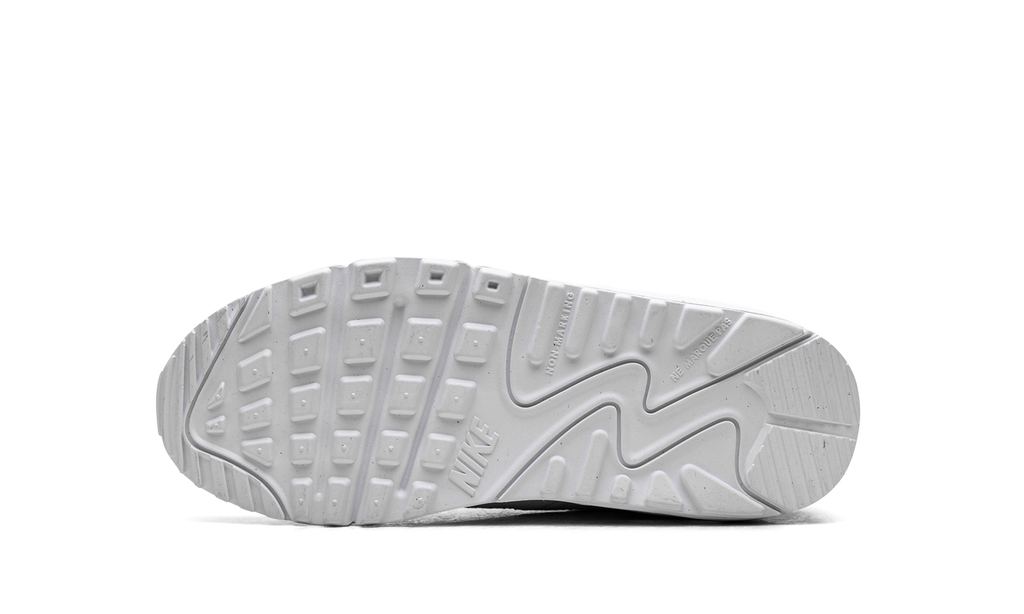 "White Metallic Silver" Air Max 90 GS HF6358 102 - product image from the listing.