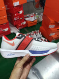 Nike Air Zoom Rival Fly 4 Running Shoes in White Red HQ3512-100 - product image from the listing.