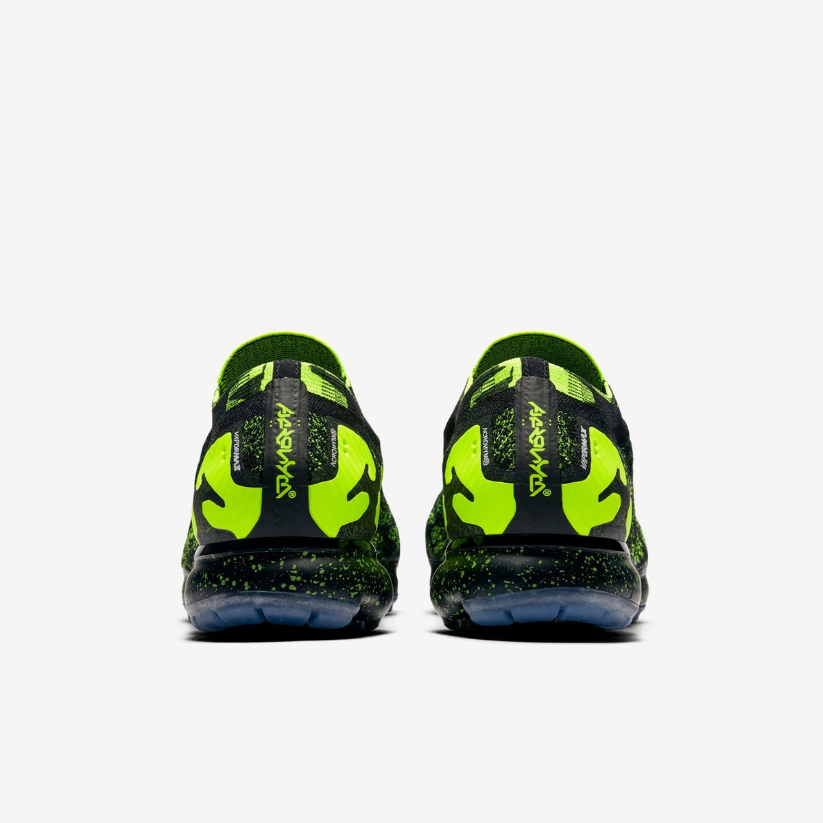 Nike Air VaporMax Moc 2 Acronym in Black Volt AQ0996-007 - product image from the listing.