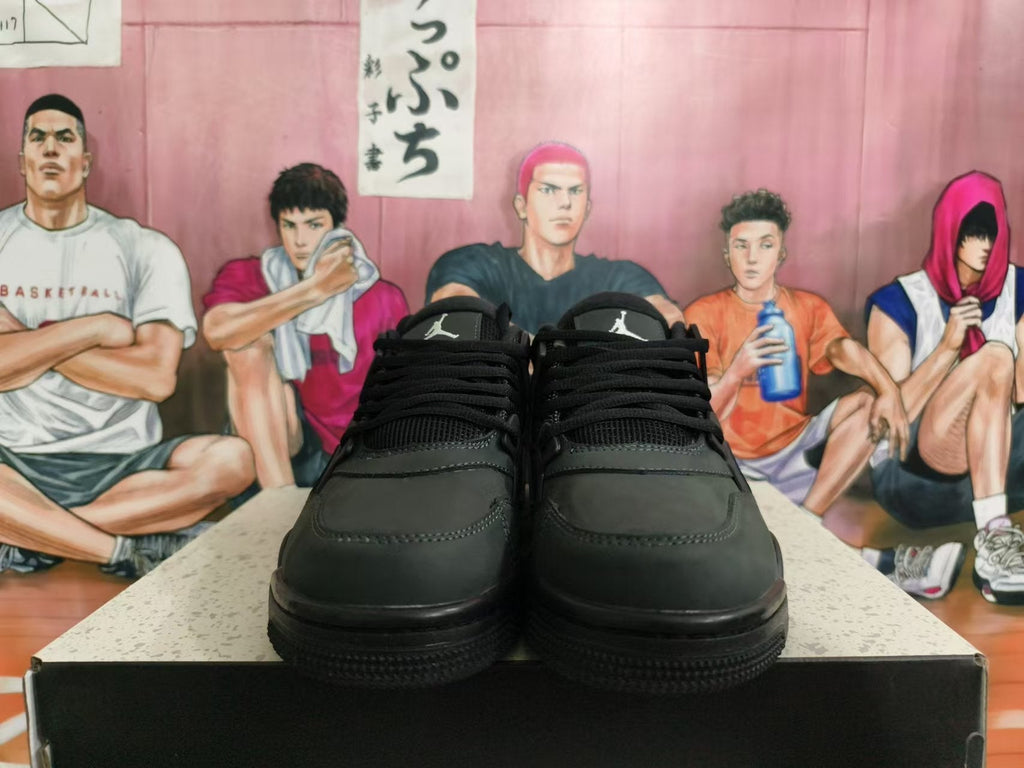 Nike Air Flight 89 Basketball Sneakers in Black - product image from the listing.