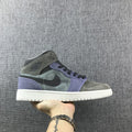 Jordan 1 Mid SE Sneakers in Grey Purple 852842-203 - product image from the listing.