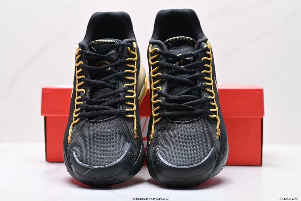 Nike Air Max 270 Sneakers in Black Gold - product image from the listing.
