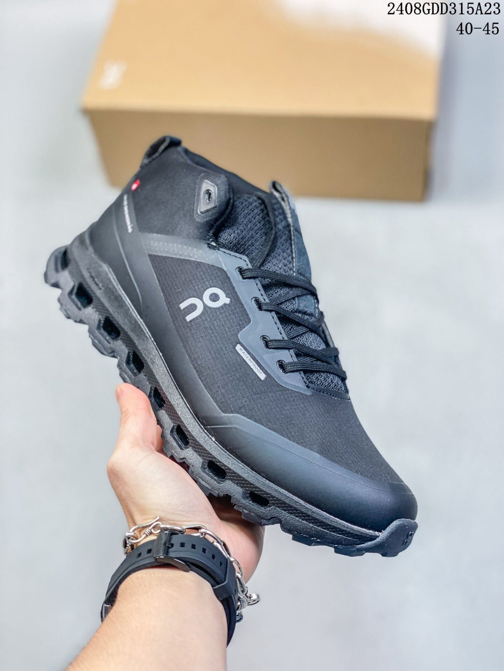 Men's On Cloudnova Flux Black High-Top Sneakers - product image from the listing.