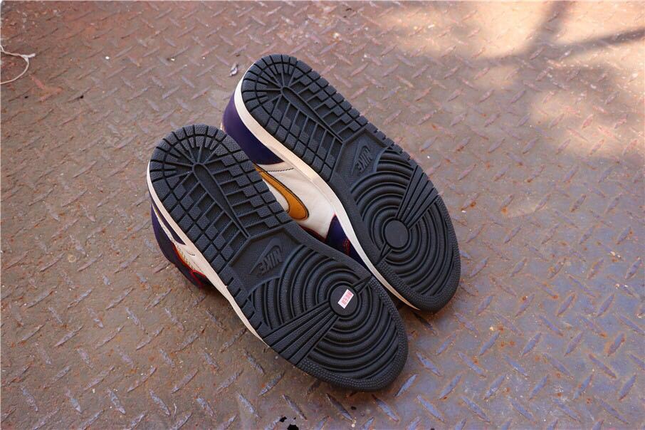 Nike SB x Air Jordan 1 Retro High OG Court Sneakers in Purple - product image from the listing.