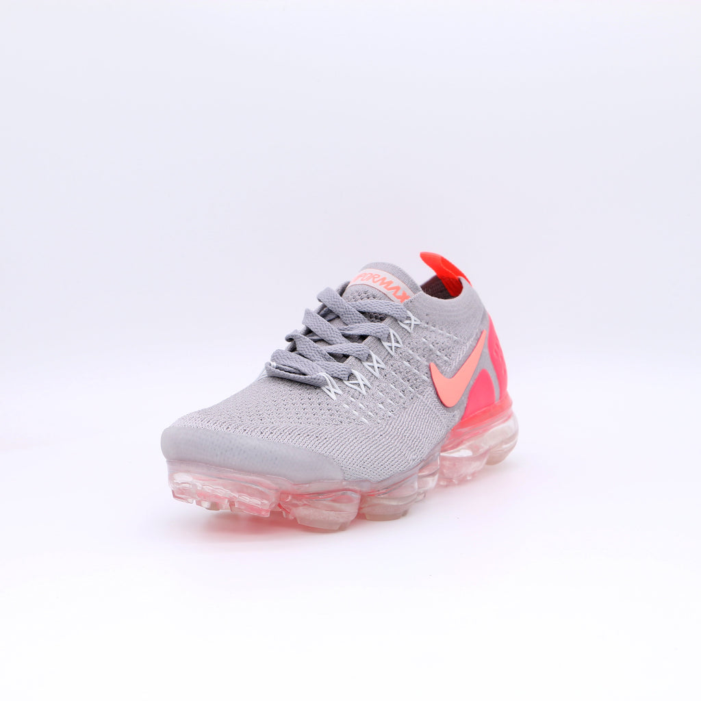 Nike Air VaporMax Flyknit Sneakers in Grey Pink 942843-0059 - product image from the listing.