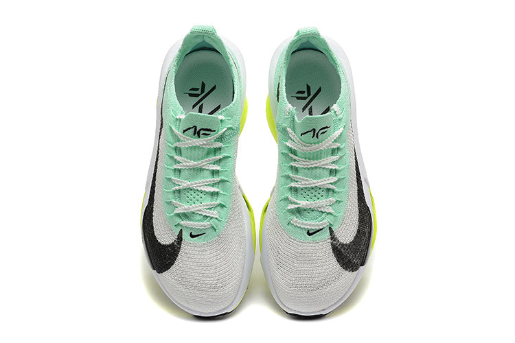 Nike Air Zoom Running Shoes in White Mint Green - product image from the listing.