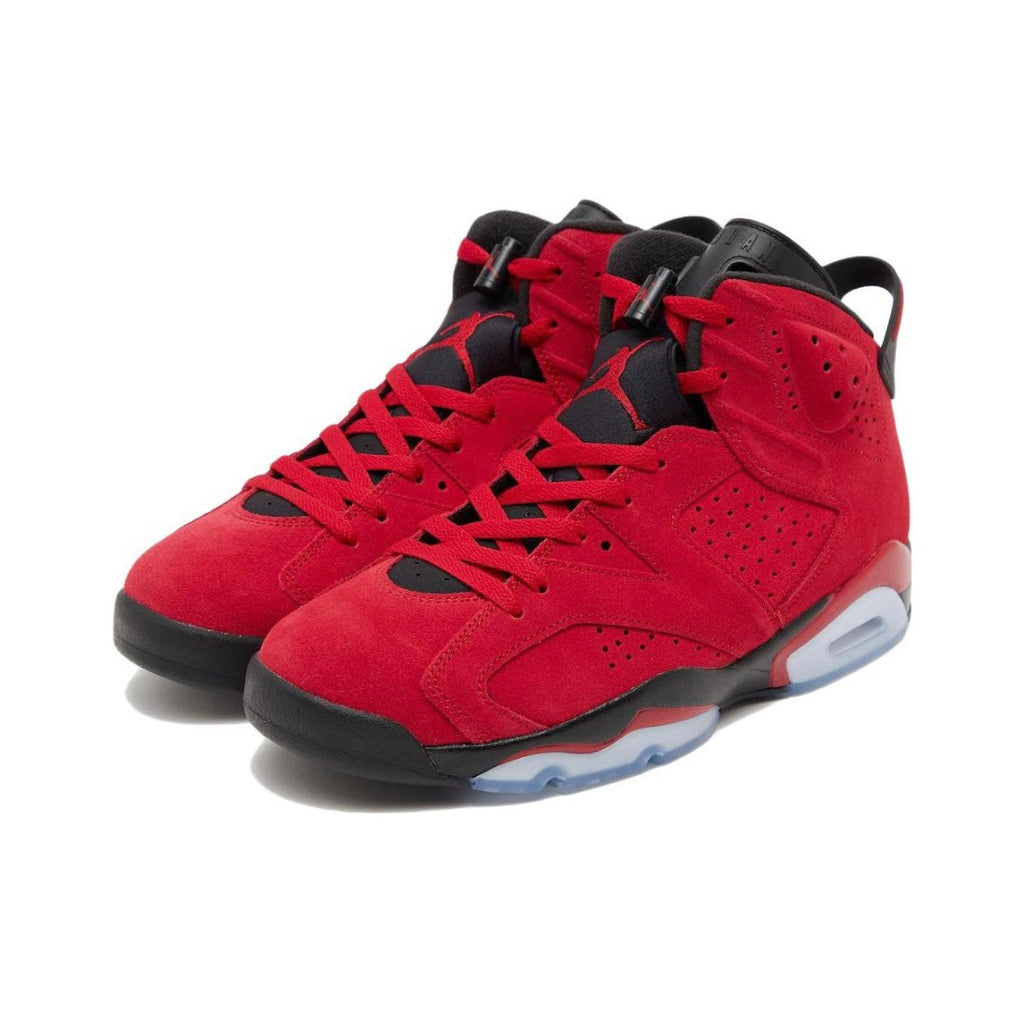 Air Jordan 6 Retro Toro Sneakers in Red and Black CT8529-600 - product image from the listing.