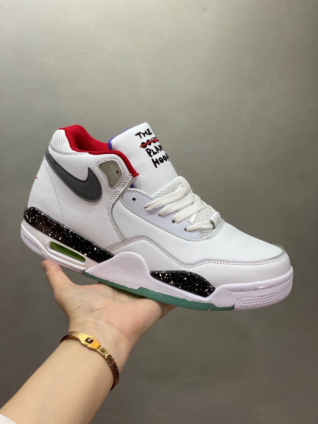 Nike Air Flight 89 White Glow Basketball Trainers - product image from the listing.