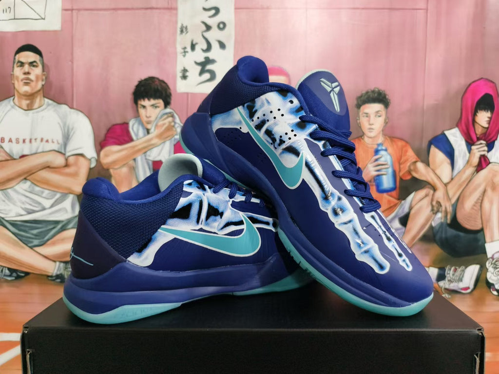 Nike Kobe 6 Protro Basketball Shoes in Blue and Aqua - product image from the listing.