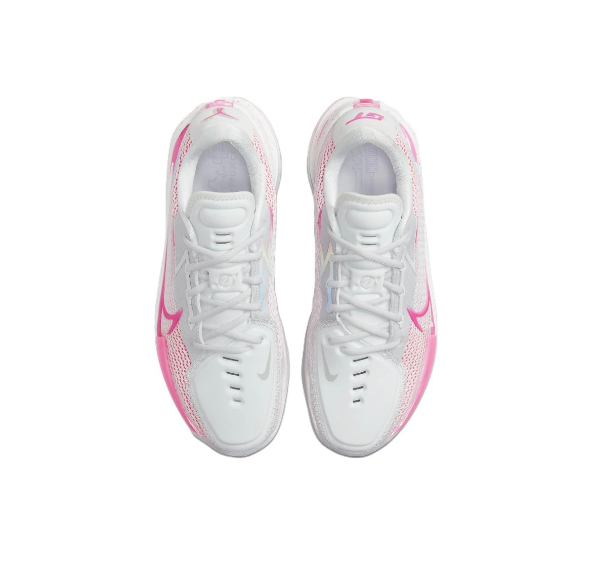 Nike Air Zoom G.T. Cut EP Basketball Shoes in White Pink CZ0175-008 - product image from the listing.