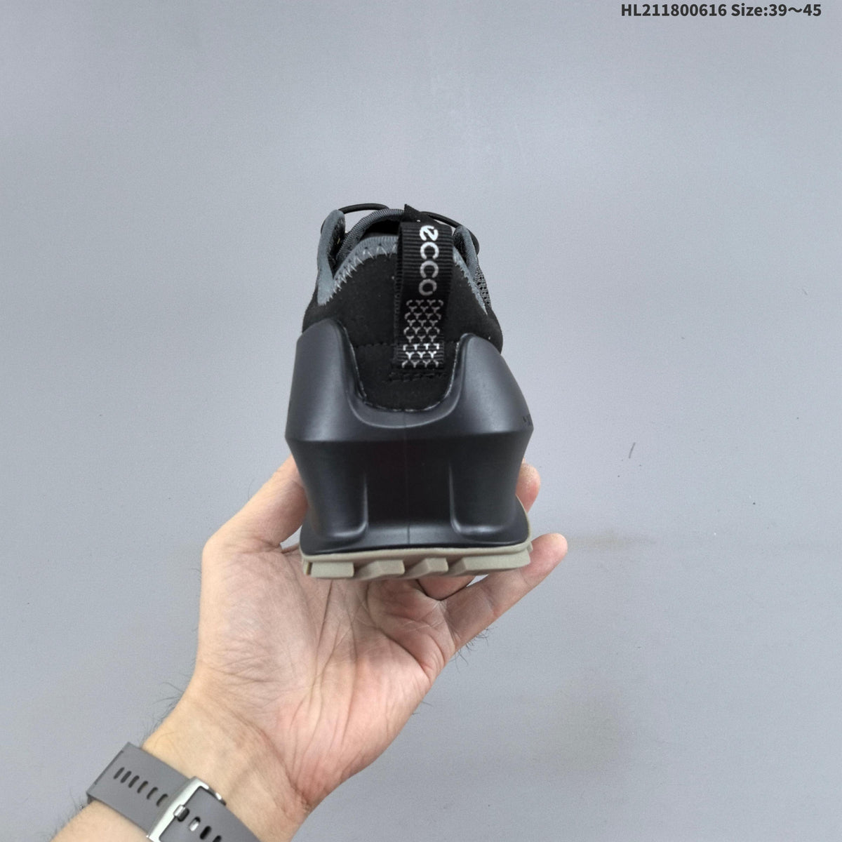 Men's ECCO Biom 2.0 Gray Low-Top Sneakers - product image from the listing.