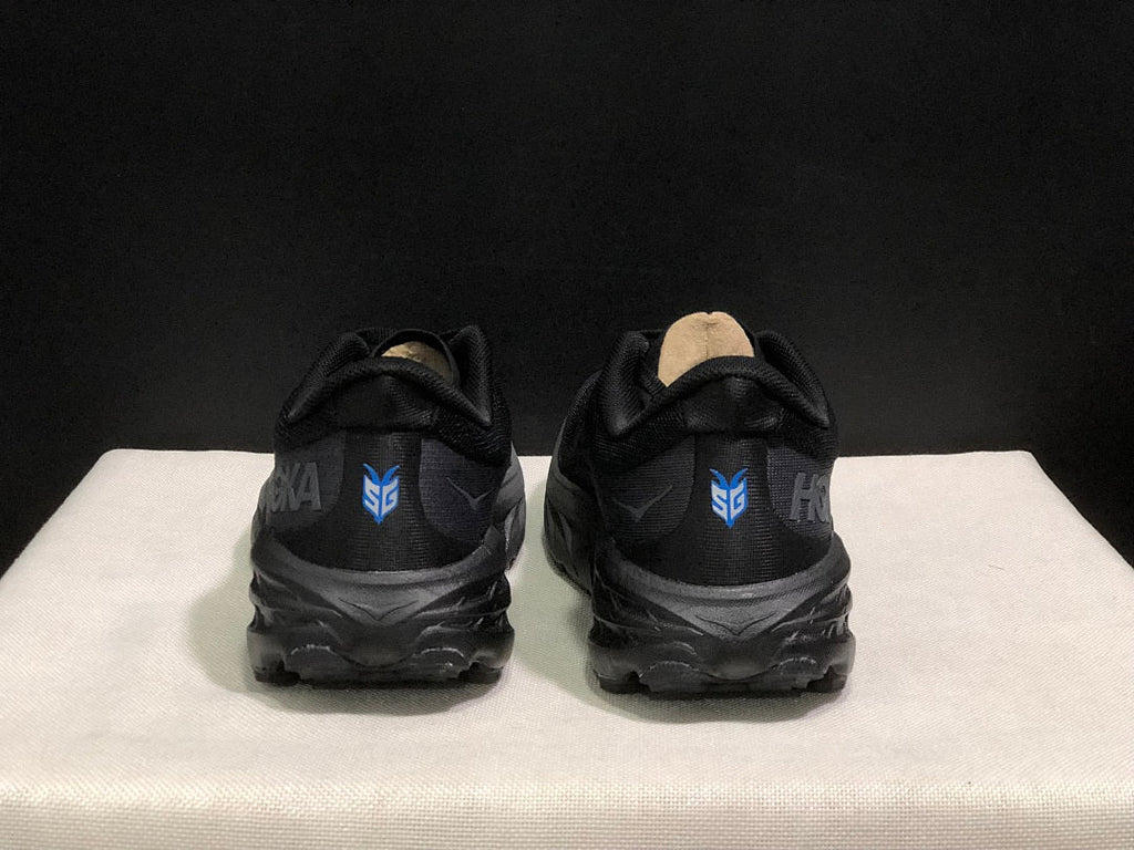 HOKA Speedgoat 5 Trail Running Shoes in Black - product image from the listing.