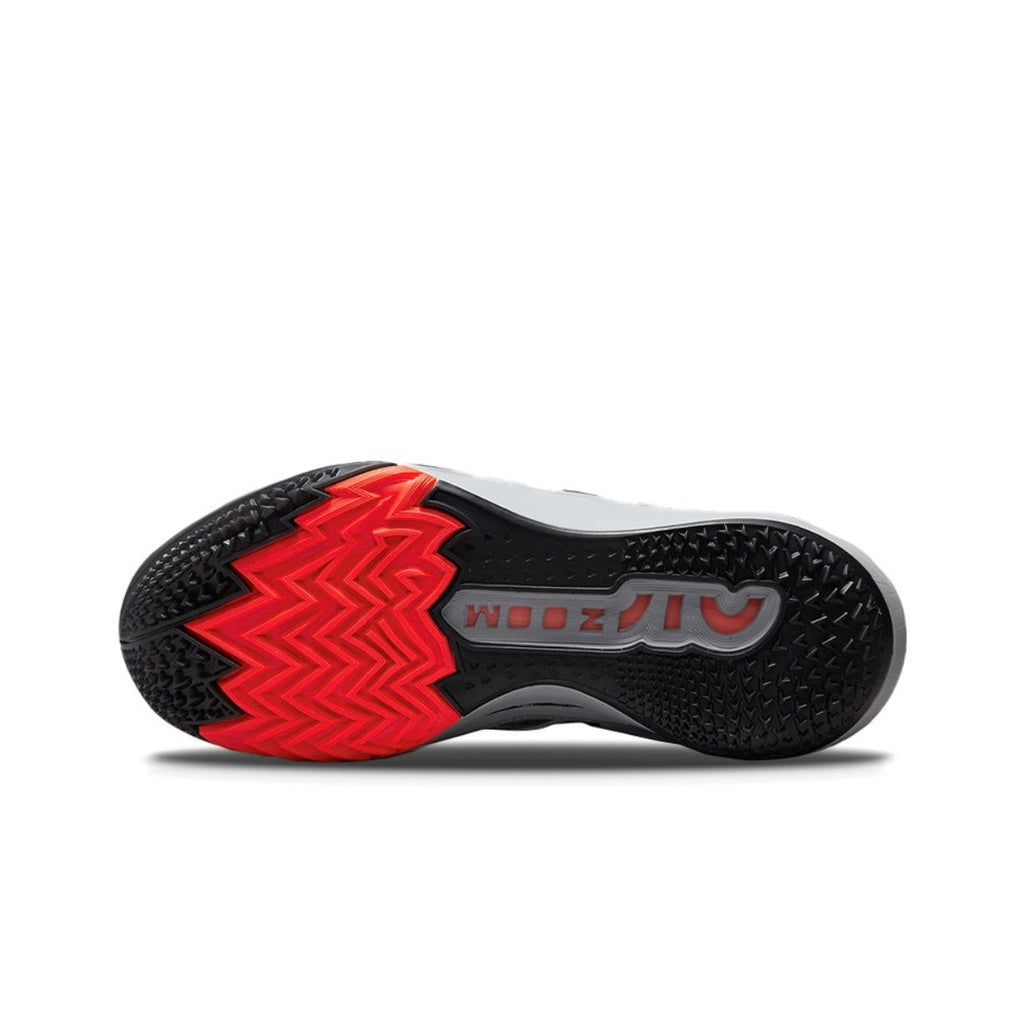 Nike Air Zoom G.T. Cut 2 EP Basketball Shoes in Black Red DJ6013-001 - product image from the listing.