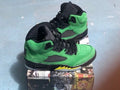 Air Jordan 5 Green Black Yellow Sneakers CK6631-307 - product image from the listing.