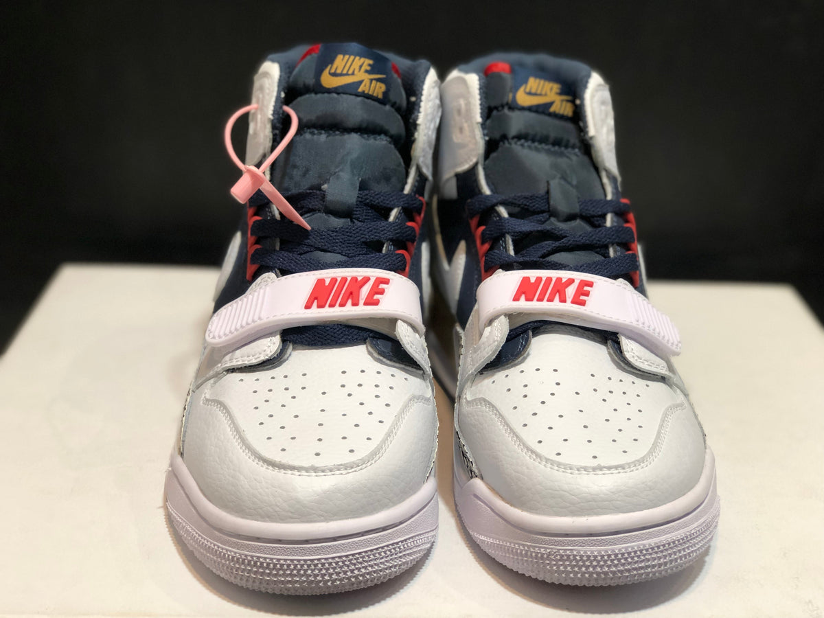 Air Jordan Legacy 312 Olympic White Basketball Sneakers - product image from the listing.