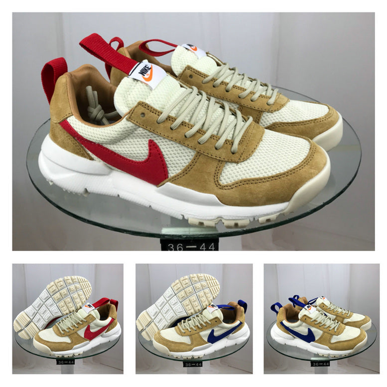 NikeCraft Mars Yard TS 2.0 Sneakers in Tan, in Red and White - product image from the listing.