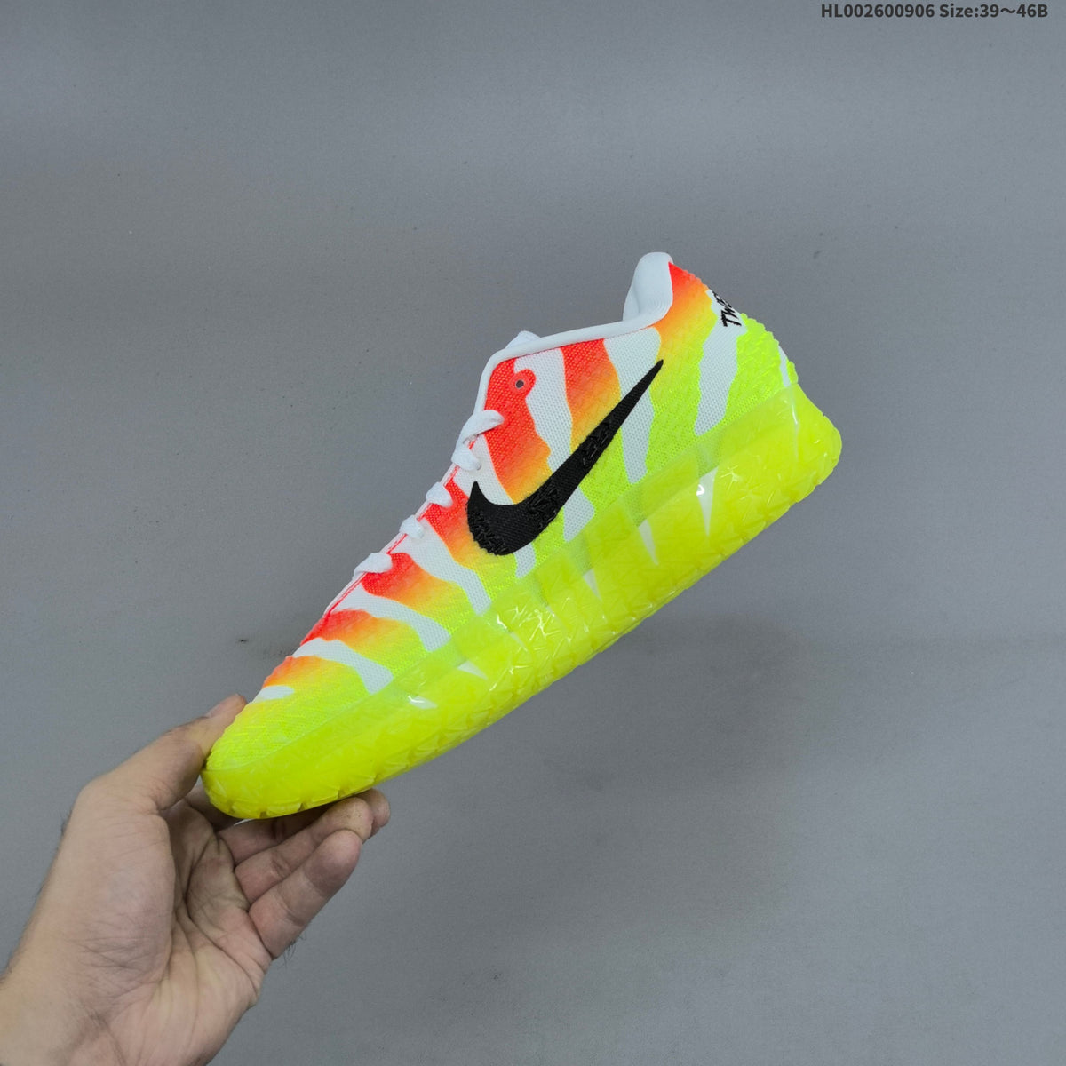 Nike Ja 3 EP Christmas Basketball Shoes in White Volt Orange - product image from the listing.