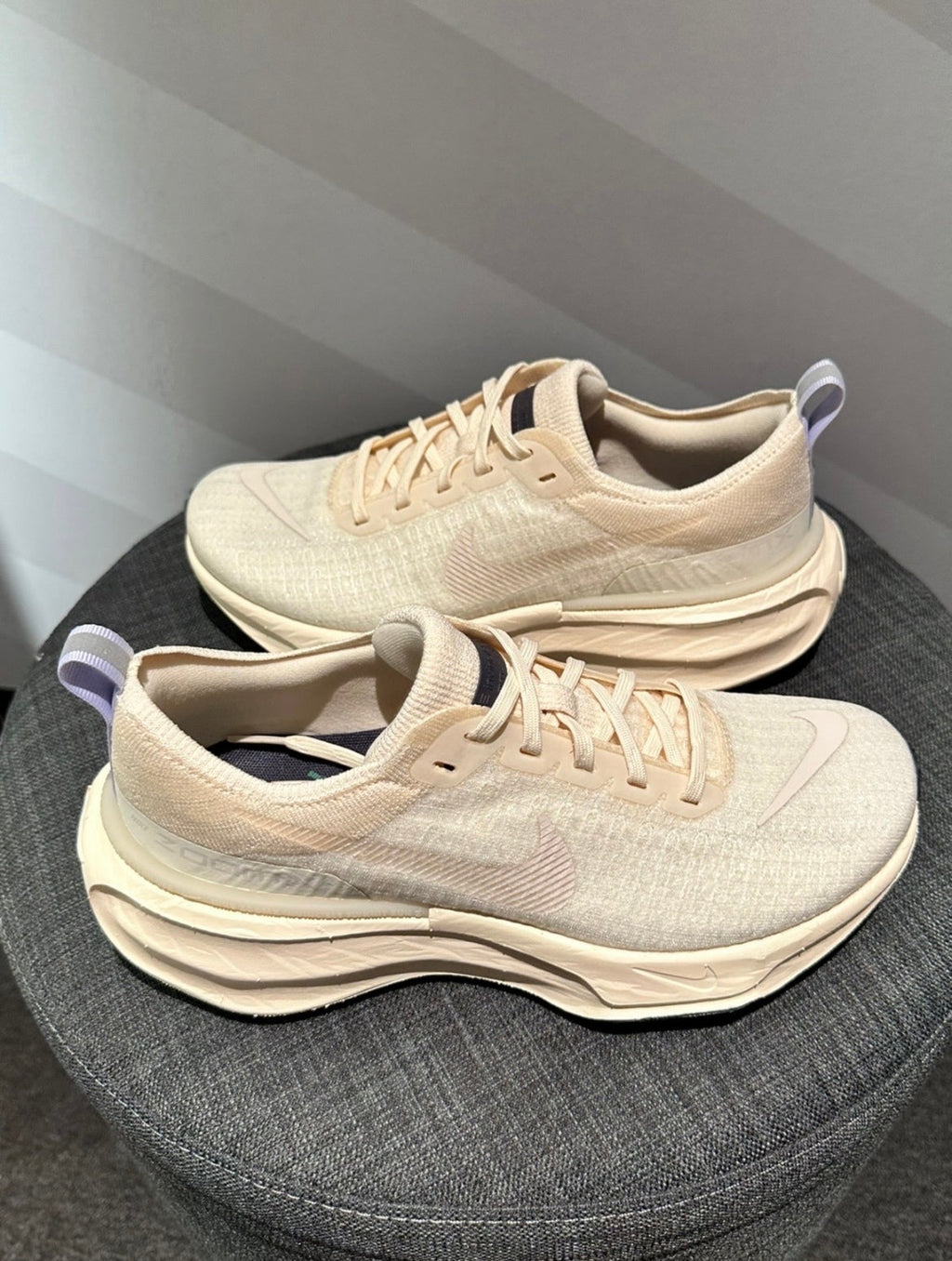 Nike ZoomX Invincible Run 3 Running Shoes, in Sand - product image from the listing.