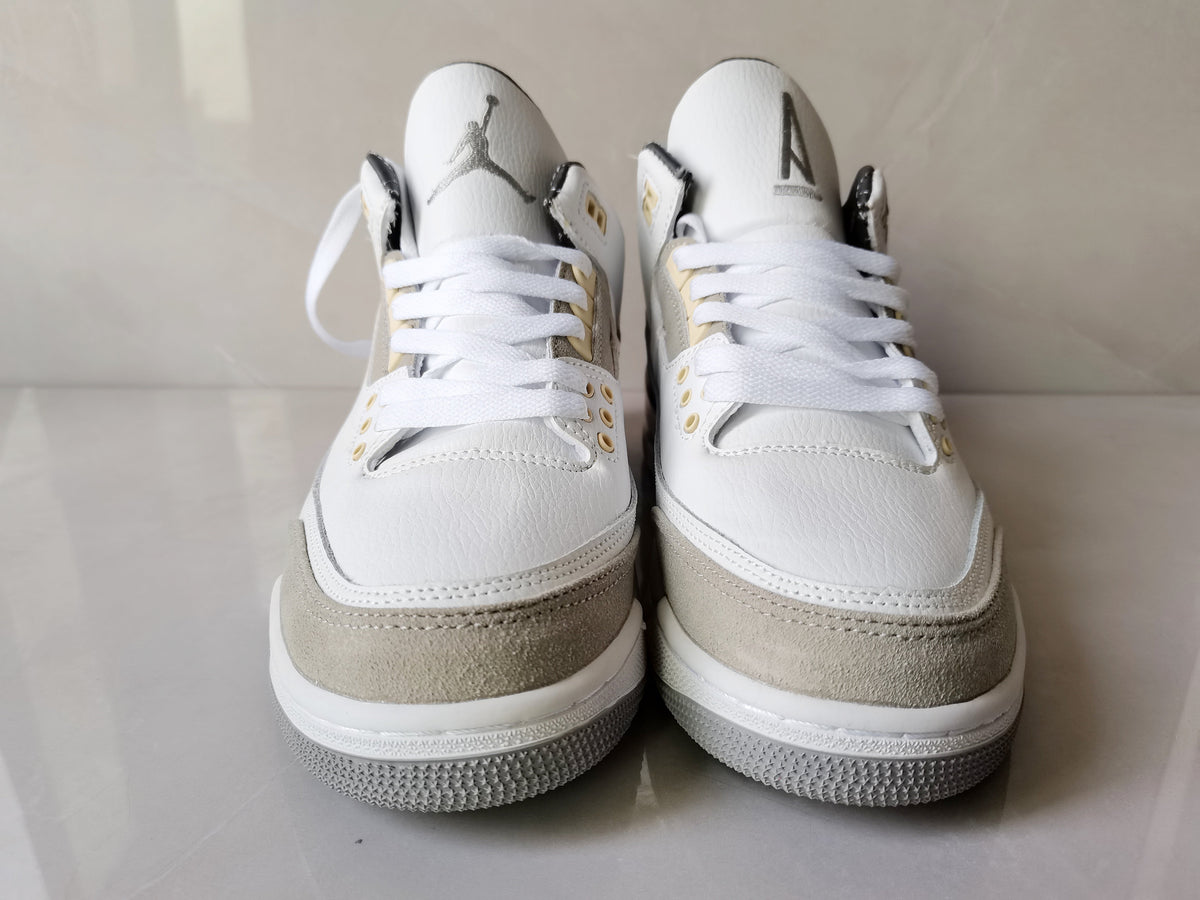 Jordan 3 Retro SP Sneakers in Sail Grey - product image from the listing.