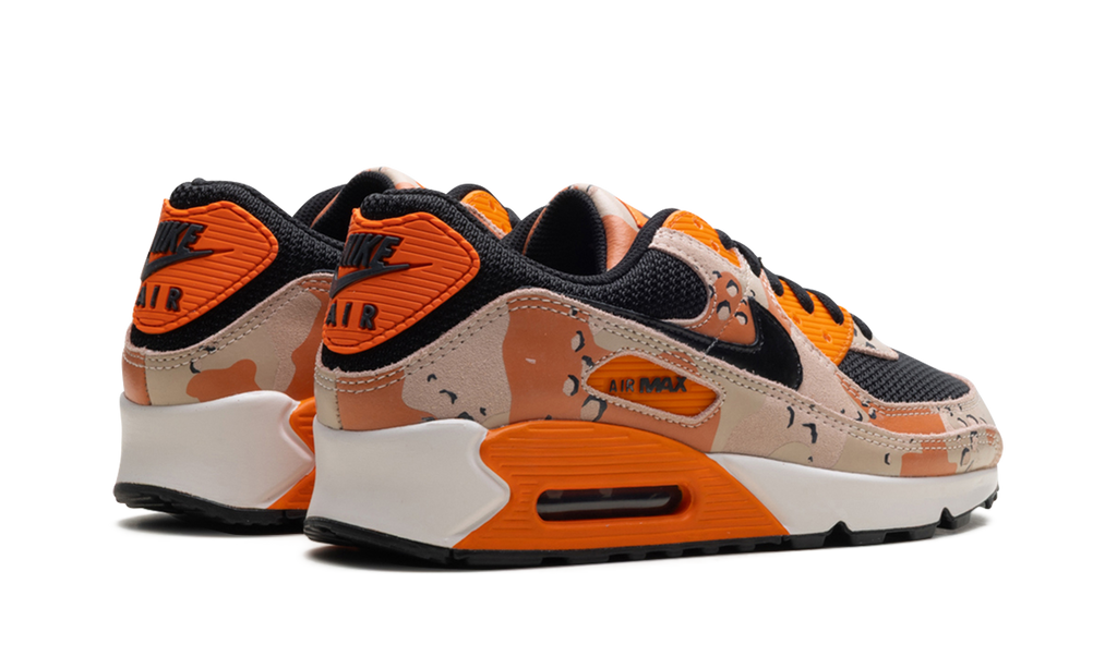 "Bio Beige / Safety Orange / Phantom / Black" Air Max 90 Premium IF1721 201 - product image from the listing.