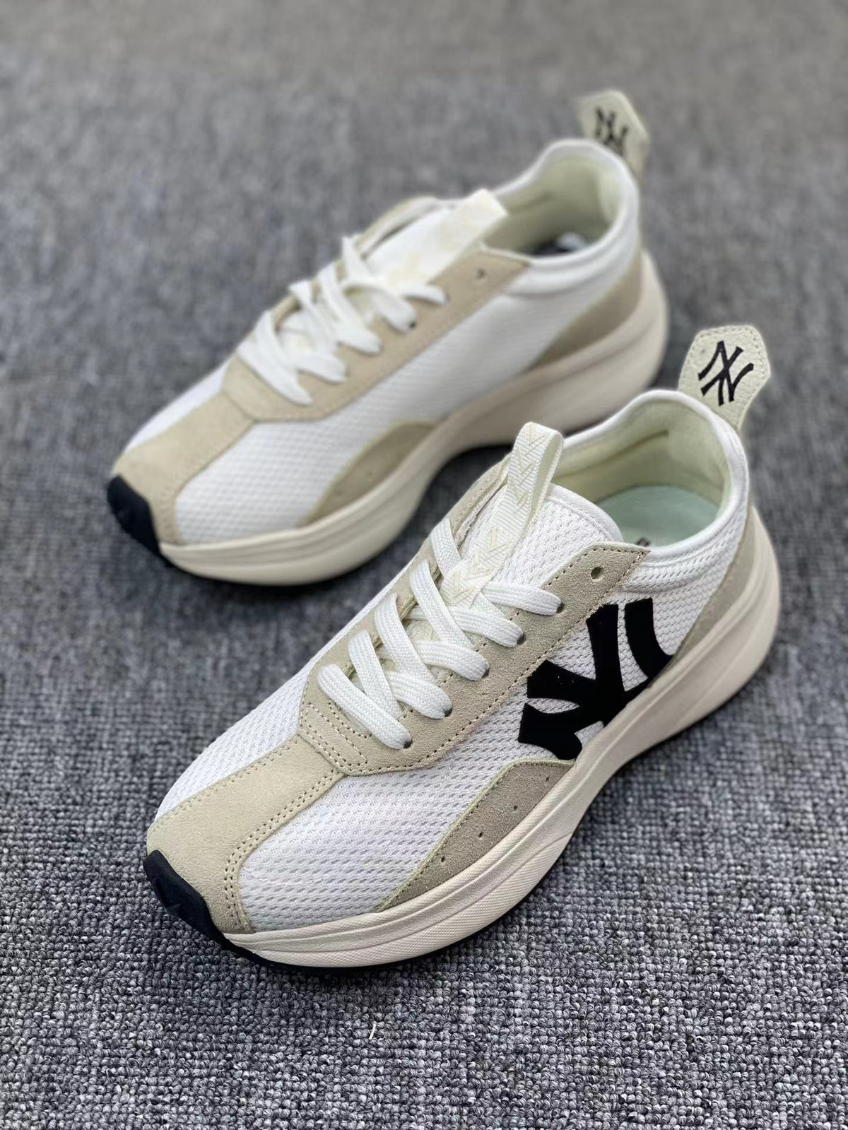 White MLB Chunky Low-Top Sneakers - product image from the listing.