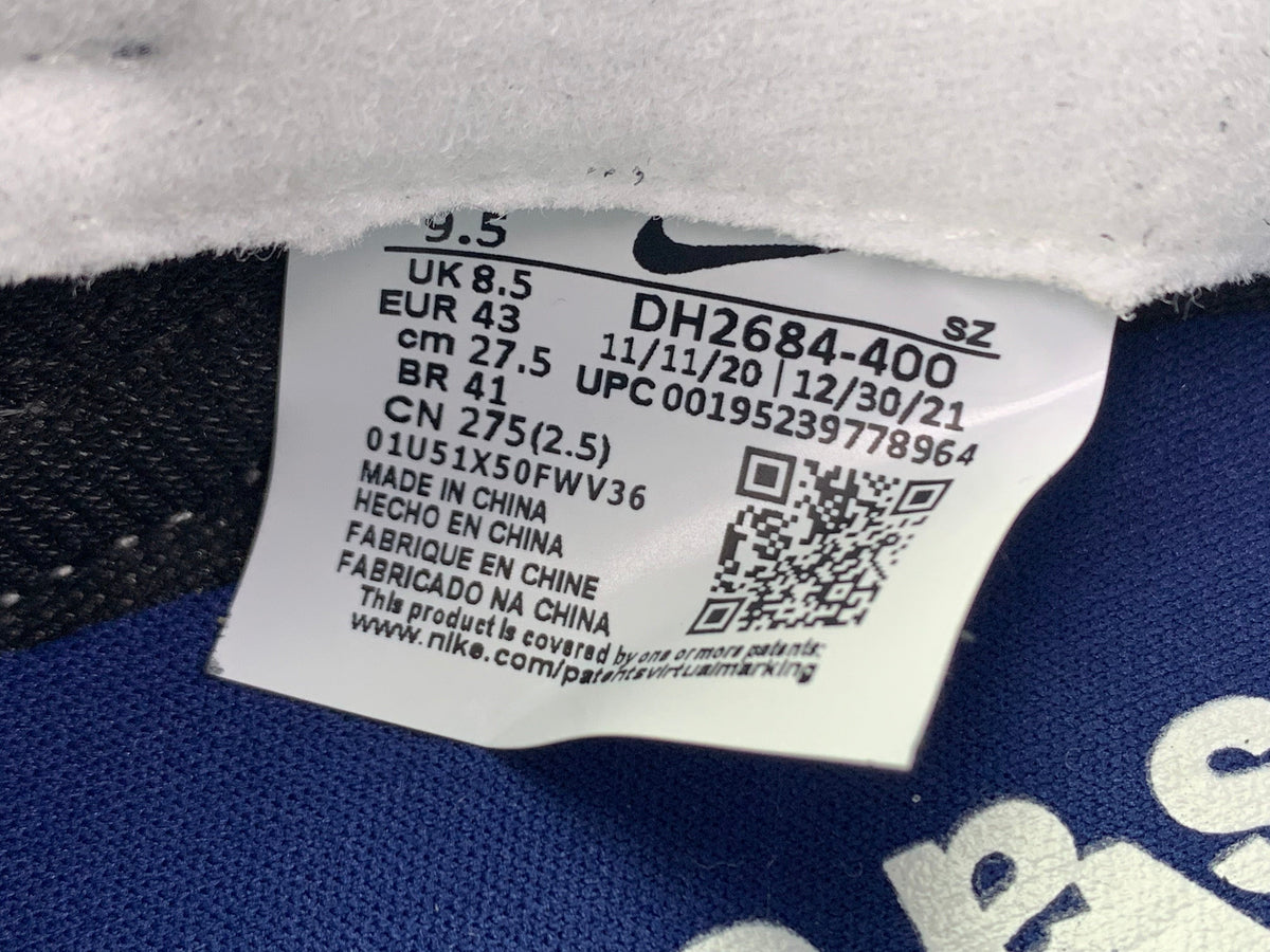 Nike LDWaffle Fragment sacai Sneakers in Navy DH2684-400 - product image from the listing.