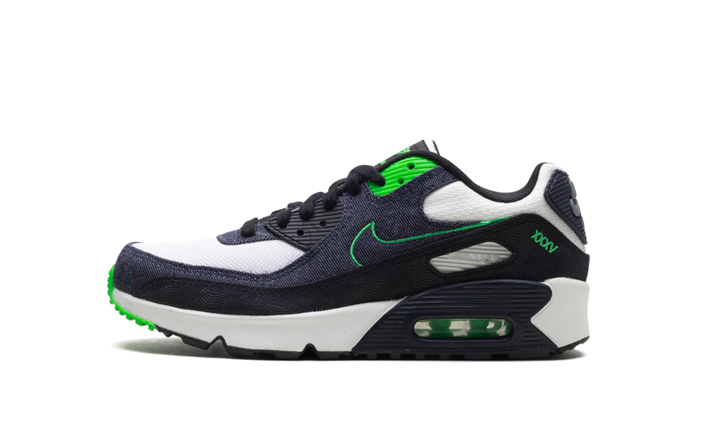 "Scream Green" AIR MAX 90 LTR SE GS DN4376 001 - product image from the listing.