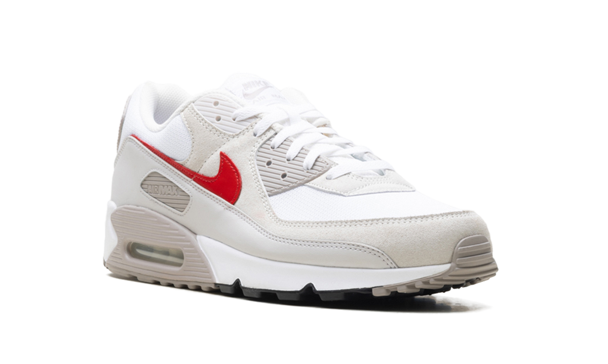 "White College Grey Vast Grey University Red" Air Max 90 DM0029 113 - product image from the listing.